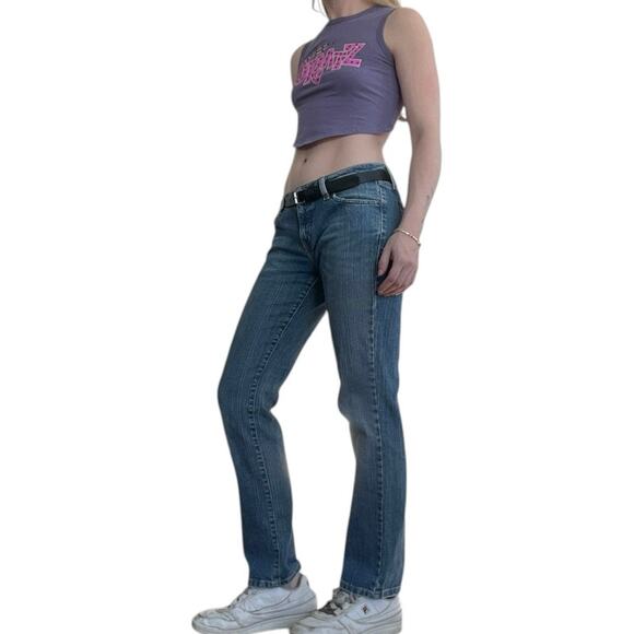 Levi's Vintage Super Low Rise Straight Leg 518 Jeans - Picture 2 of 9